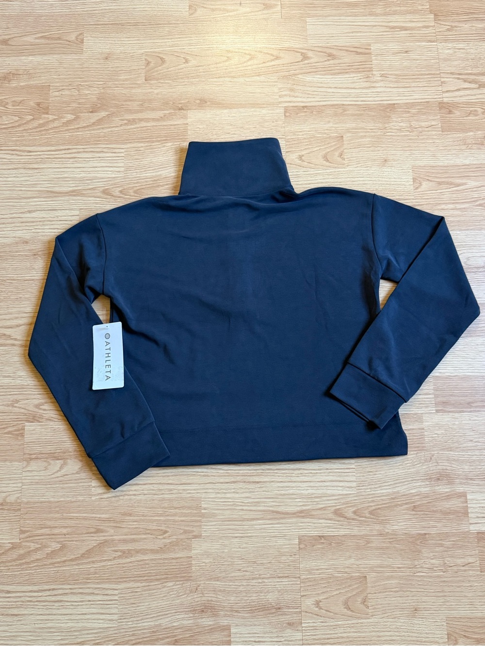 Athleta Black Seasoft Quarter-Zip - Picture 4 of 8